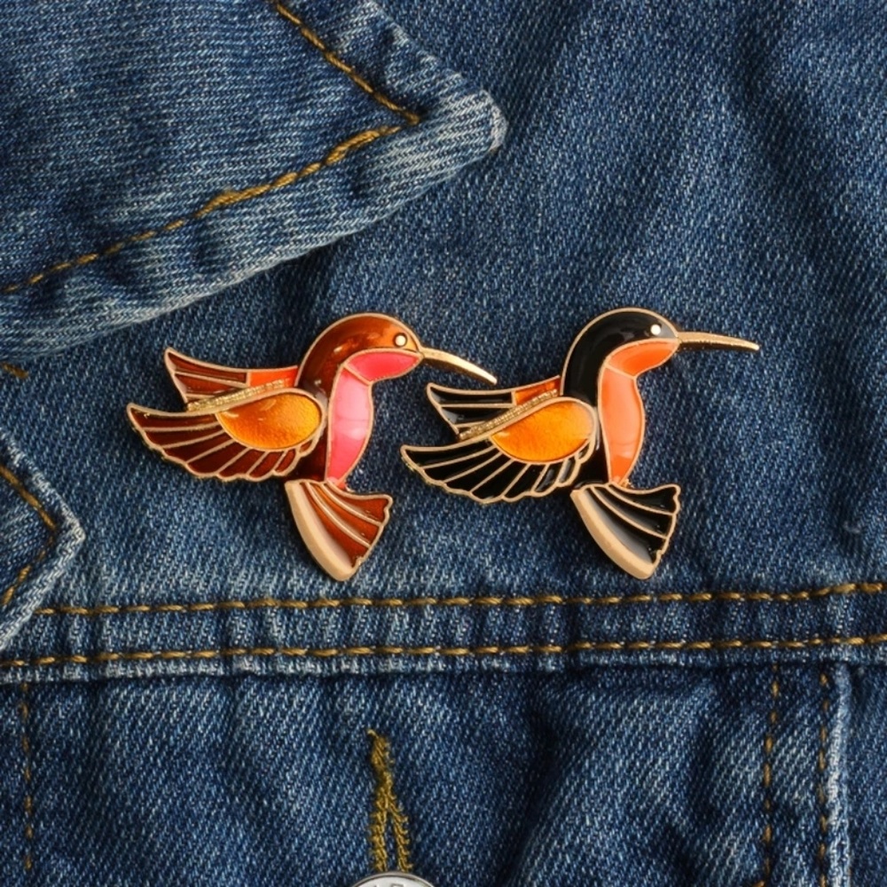 Pin Birds Brooch